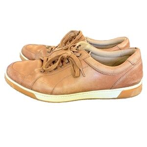 Cole Haan Berkley Mens Size 11 Shoes Brown Leather Lace Up Sporty Casual Sneaker